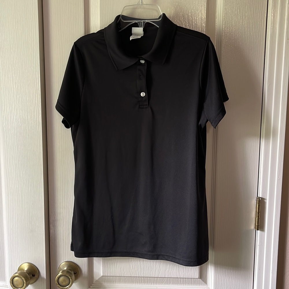 Hanes black polo